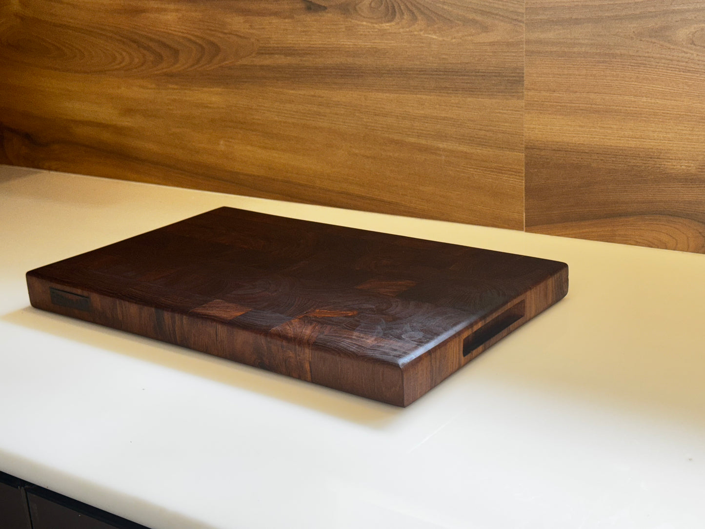 End Grain Teak Cutting Board - Premium Craftsmanship for Your Kitchen (18"*12"*1.25")