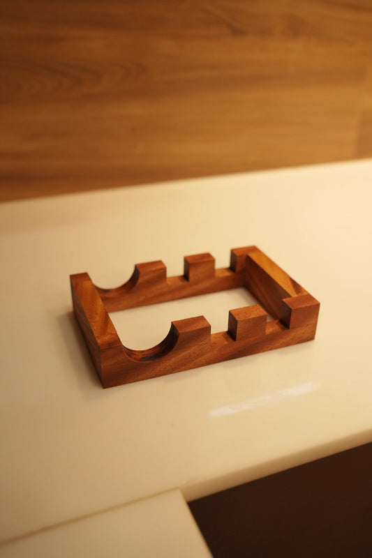 Multi-Purpose Wooden Kitchen Stand for Chapathi Essentials and chopping board