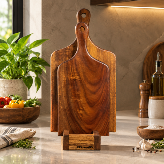 Acacia Wood chopping board set