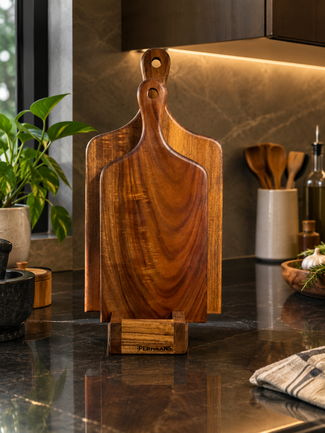 Acacia Wood chopping board set